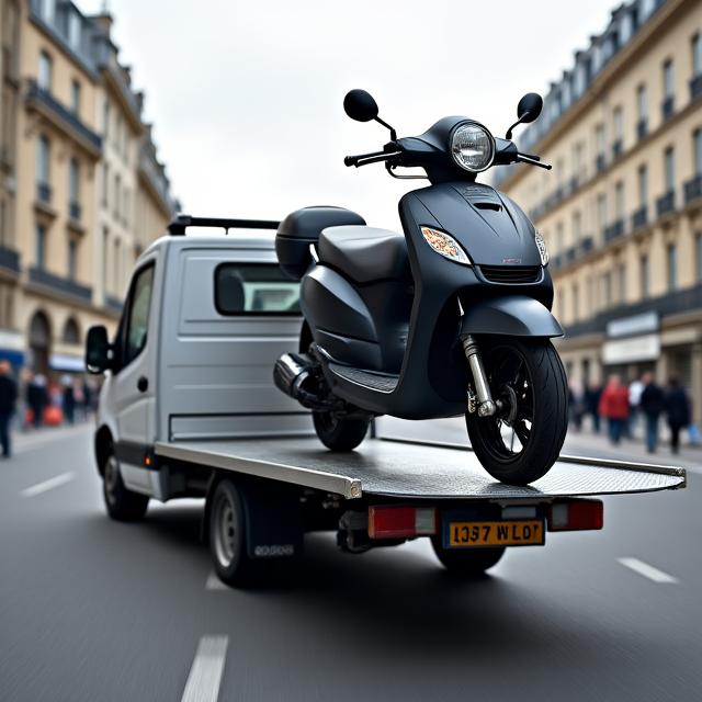 Remorquage moto scooter Paris